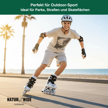 Größenverstellbare Inline Skates mit LED-Rollen – Ansicht 16