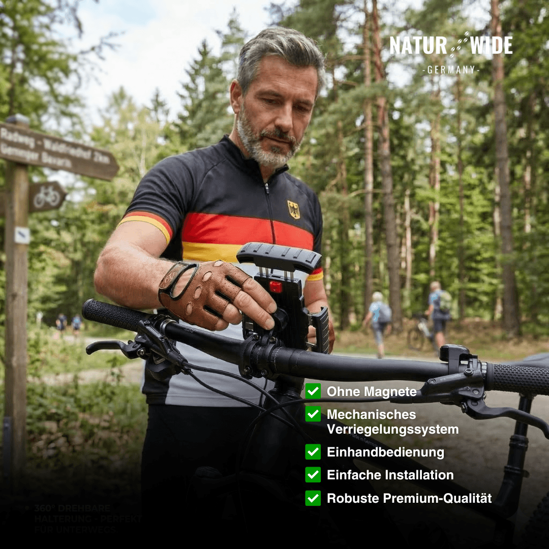 Handyhalter für Fahrrad & Motorrad aus Metall – Ansicht 5