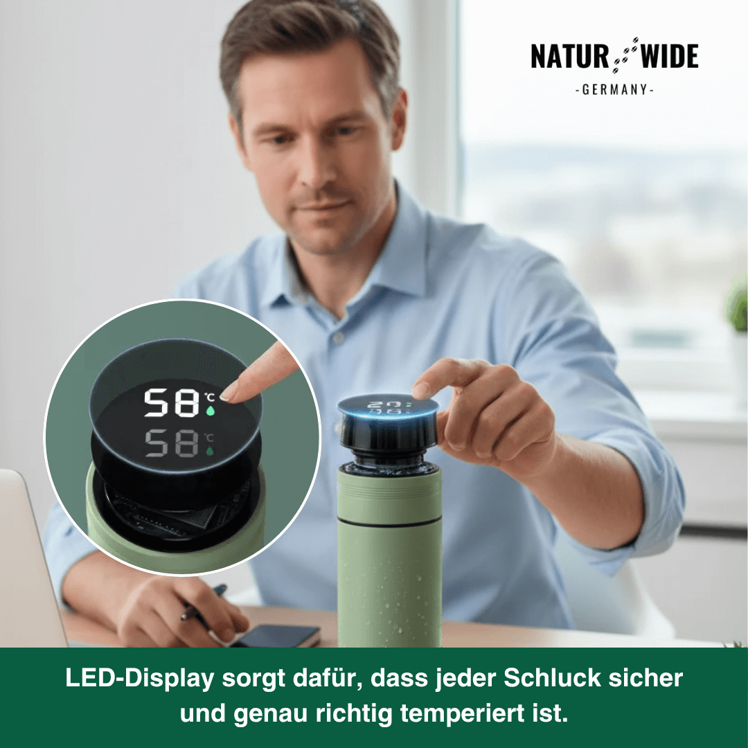Thermobecher 500 ml mit Temperaturanzeige – Ansicht 4