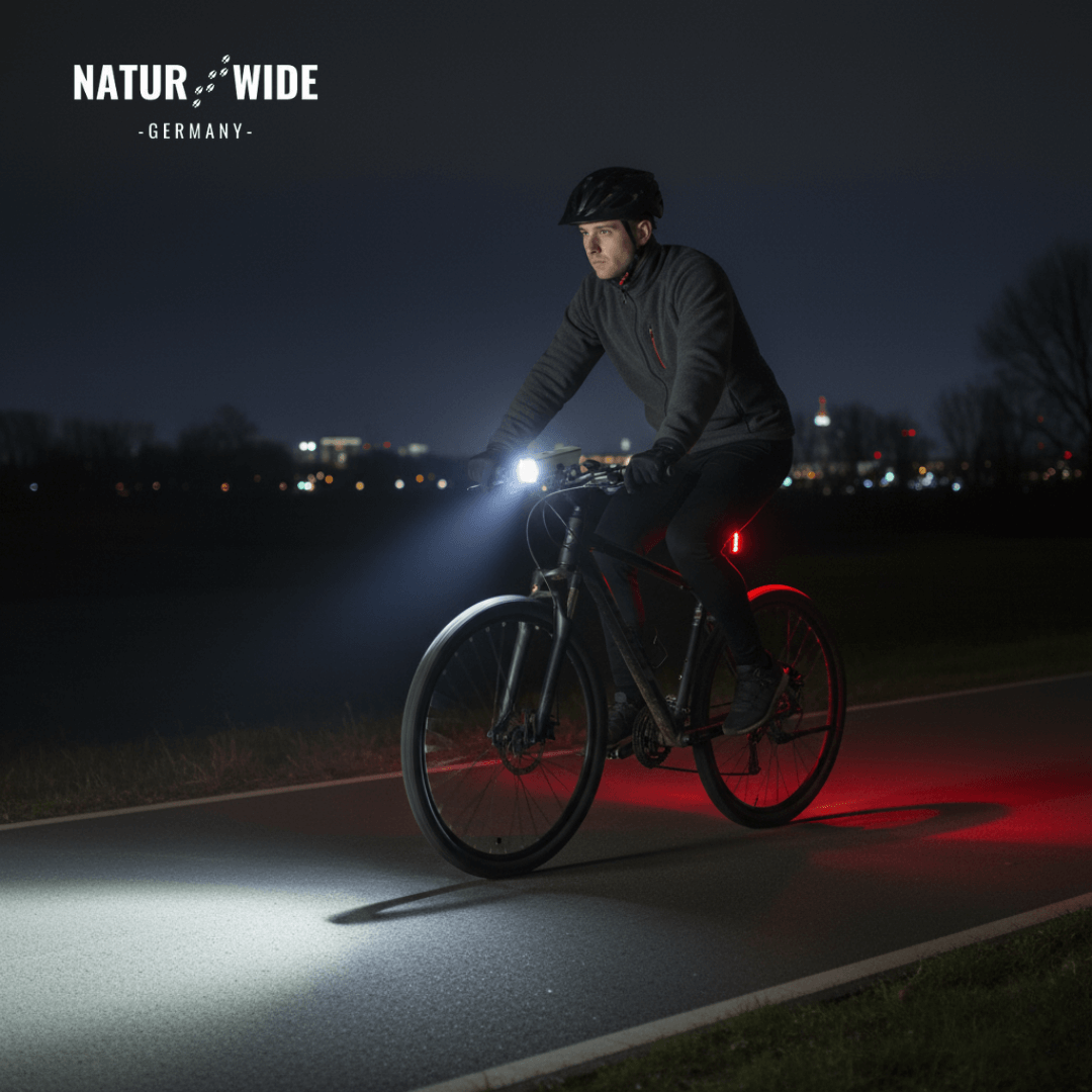 Fahrradlicht-Set mit 1200-Lumen-Frontlicht – Ansicht 3