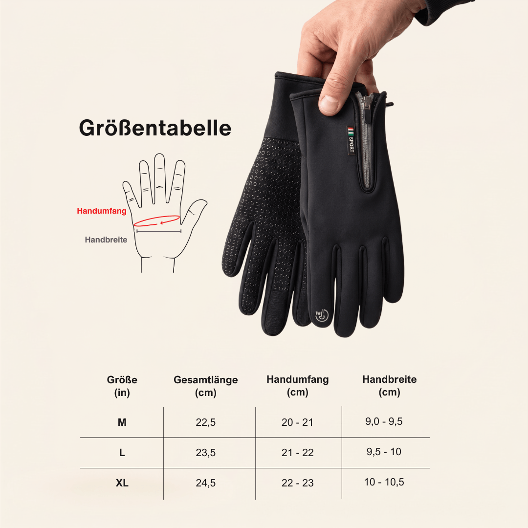 Beheizte USB-Handschuhe mit Touchscreen-Funktion – Ansicht 4
