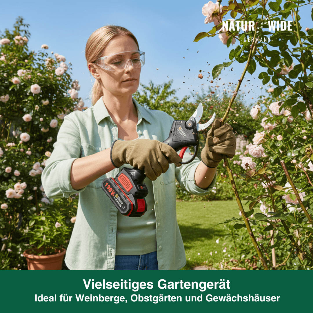 Akku-Astschere bis 30 mm mit 2 Akkus & Koffer – Ansicht 18