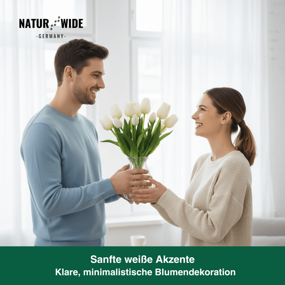 Künstliche Tulpen im 5er-Bund, täuschend echt – Ansicht 8
