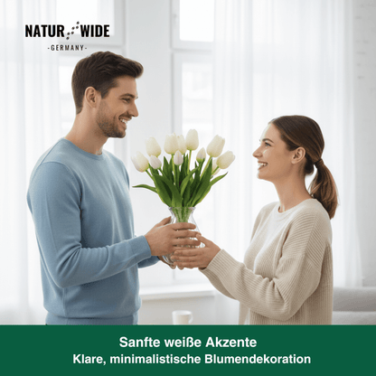 Künstliche Tulpen im 5er-Bund, täuschend echt – Ansicht 8