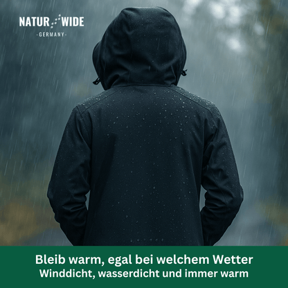 Leichte Regenjacke, 10.000 mm, abnehmbare Kapuze – Ansicht 7