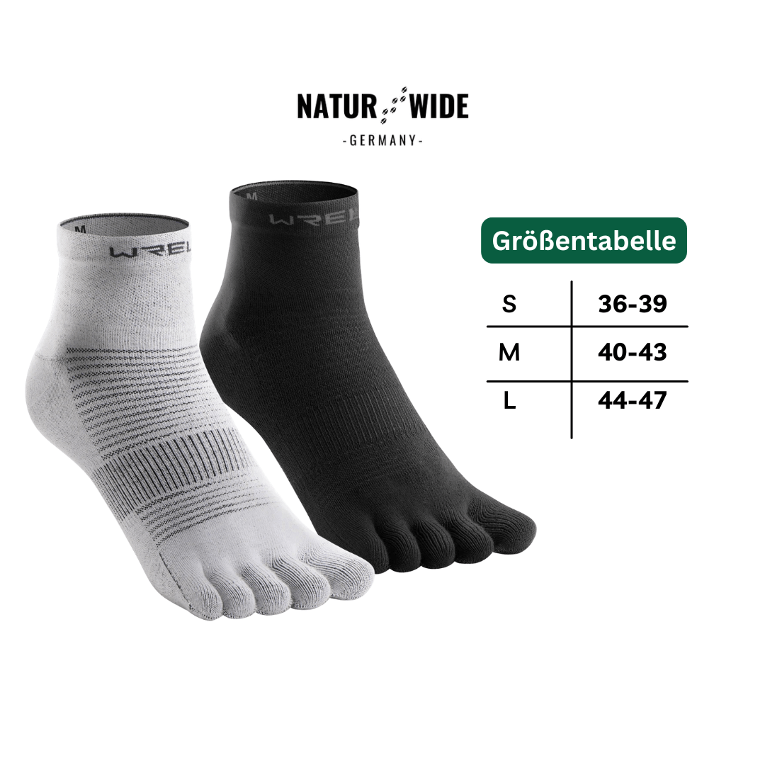 Zehensocken für Sport, schnelltrocknend – Ansicht 2