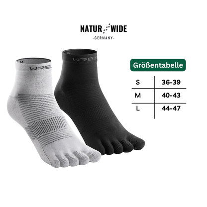 Zehensocken für Sport, schnelltrocknend – Ansicht 2