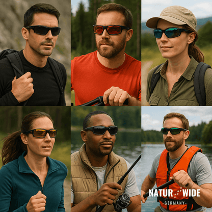 Polarisierte Sportsonnenbrille mit UV400-Schutz – Ansicht 24