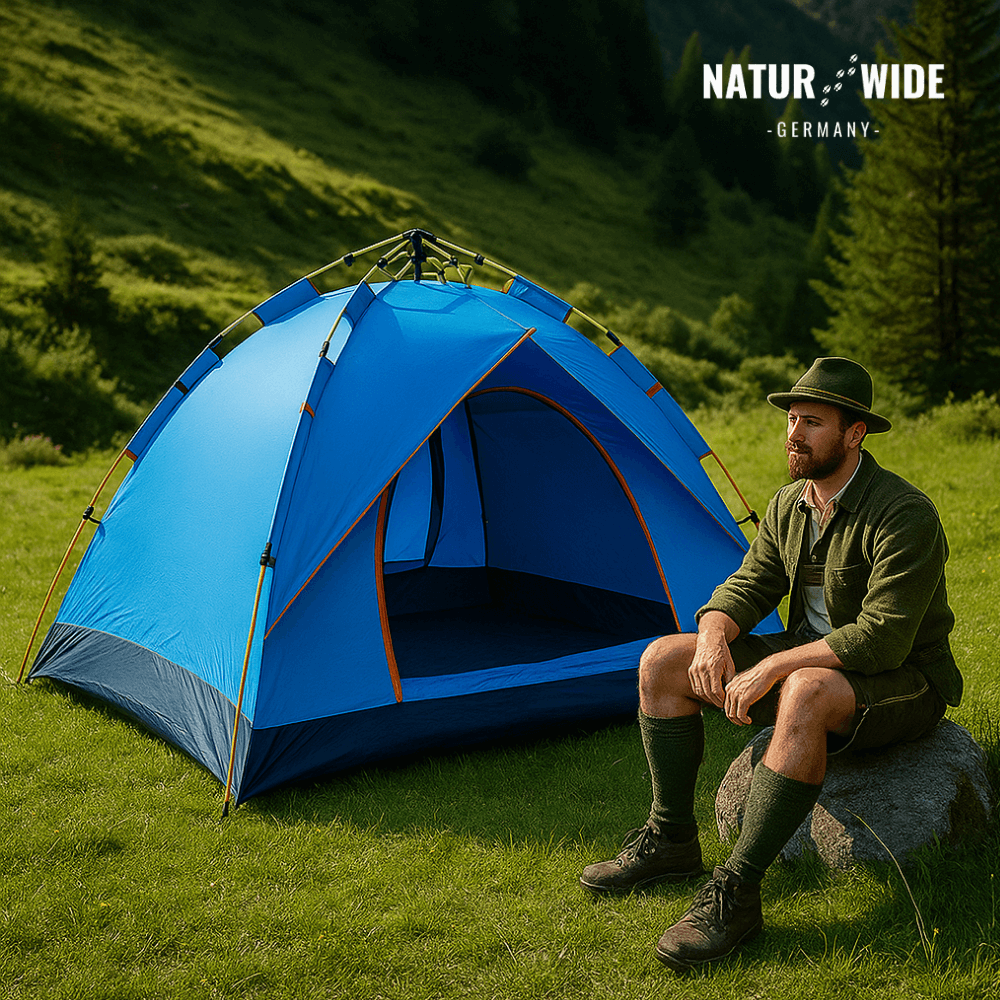 Pop-up-Zelt mit Sekundenaufbau für 1–3 Personen – Ansicht 11