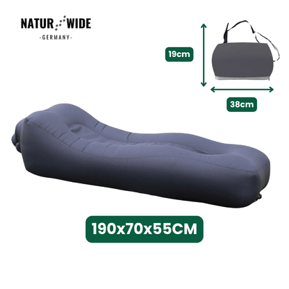 Aufblasbares Sofa-Luftbett ohne Pumpe, 200 kg – Ansicht 23