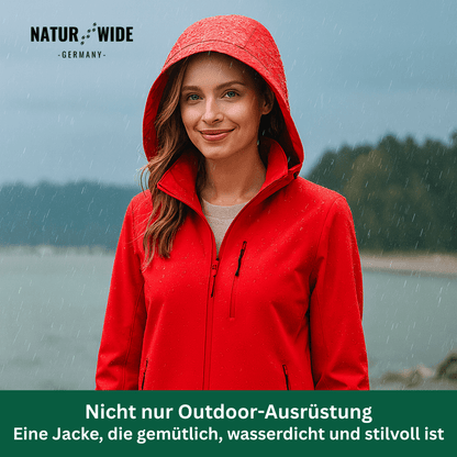Leichte Regenjacke, 10.000 mm, abnehmbare Kapuze – Ansicht 4