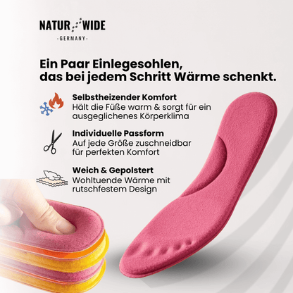 Thermo-Einlegesohlen mit Memory Foam, ohne Akku – Ansicht 3