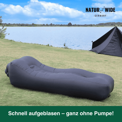 Aufblasbares Sofa-Luftbett ohne Pumpe, 200 kg – Ansicht 10
