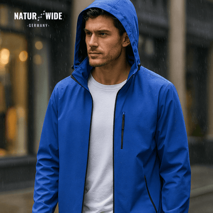 Leichte Regenjacke, 10.000 mm, abnehmbare Kapuze – Ansicht 12