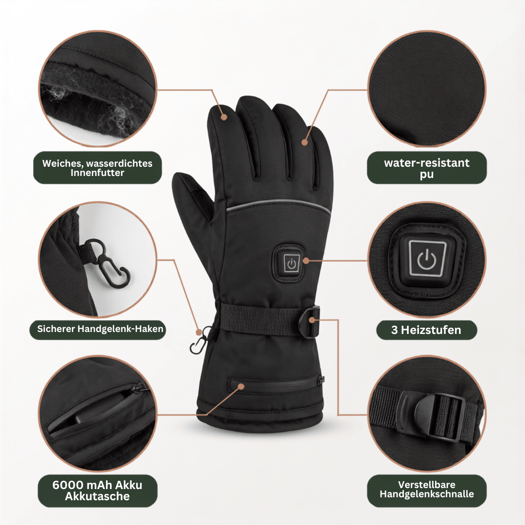 Beheizte Handschuhe mit Akku & 3 Heizstufen – Ansicht 9