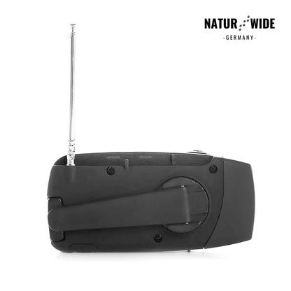 Notfallradio mit Kurbel, Solar & Powerbank – Ansicht 17