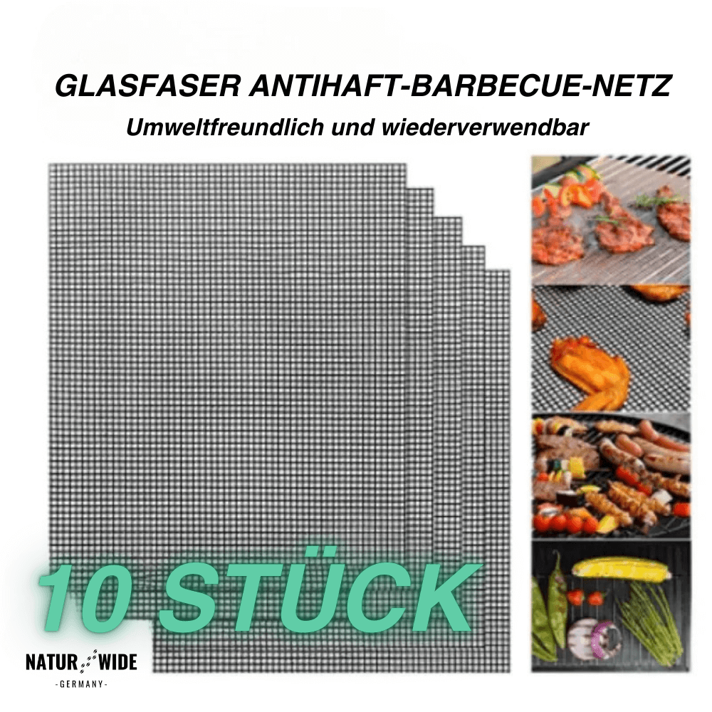 Grillmatten aus Glasfaser, 36 × 42 cm, 3er/10er – Ansicht 4