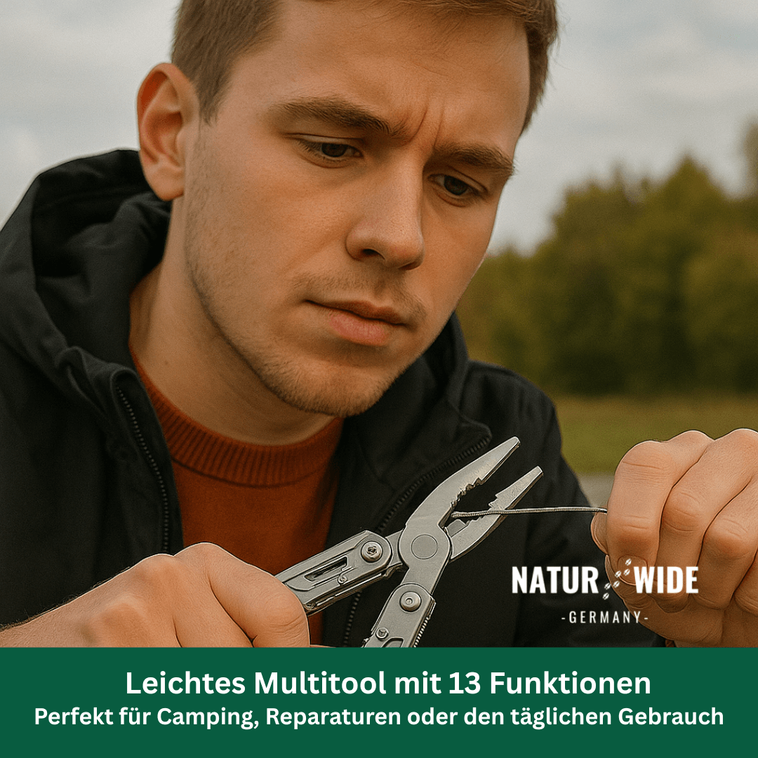Multi-Tool aus Edelstahl, 14 Funktionen – Ansicht 3