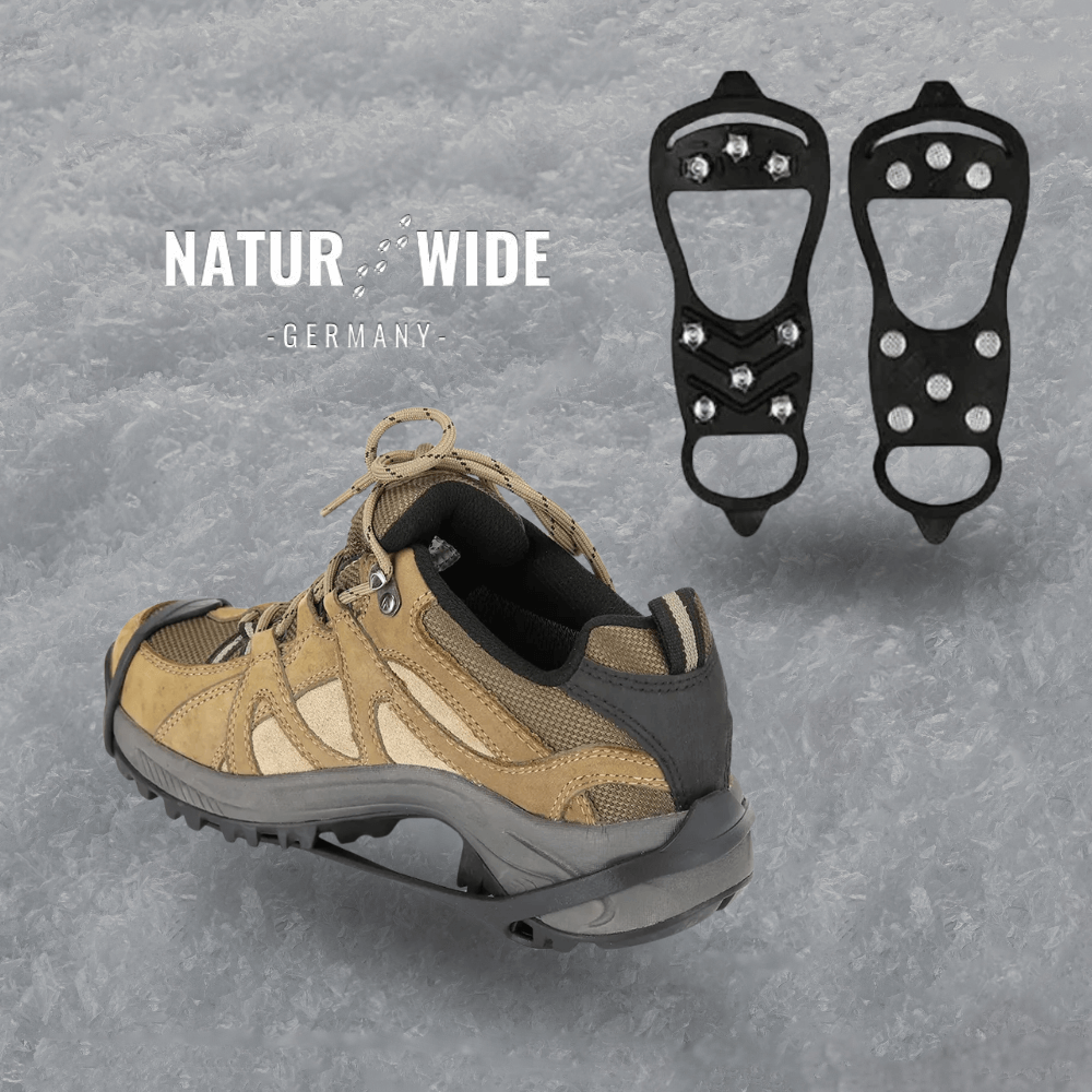 Schuhspikes für Eis & Schnee, Edelstahl-Spikes – Ansicht 6