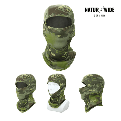 Fleece-Sturmhaube winddicht, auch unter Helm – Ansicht 12