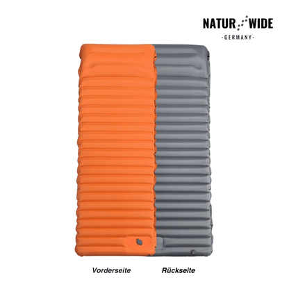 Isomatte Pro mit Kissen & Fußpumpe, 10 cm dick – Ansicht 11
