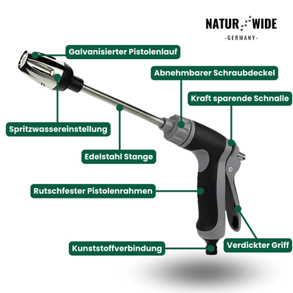 Hochdruckdüse für den Gartenschlauch, 2-in-1 – Ansicht 5