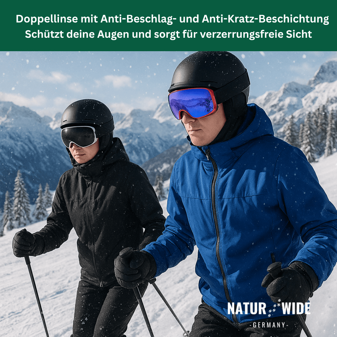 Skixpert Pro Skibrille, UV400 & Anti-Fog – Ansicht 6
