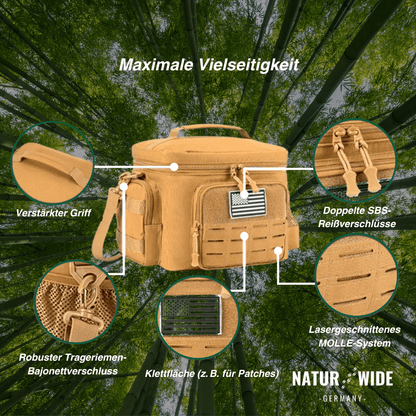 Robuste Kühltasche, isoliert für warm und kalt – Ansicht 11