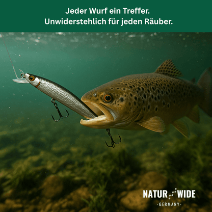 Wobbler-Set für Raubfische, 10 cm, 5 Stück – Ansicht 4