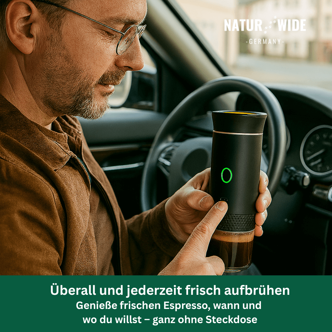 Akku-Espressomaschine für Kapseln & Pulver – Ansicht 4