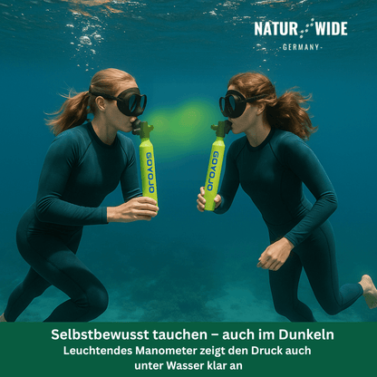 Mini-Tauchflasche 0,5 L mit Atemregler – Ansicht 5
