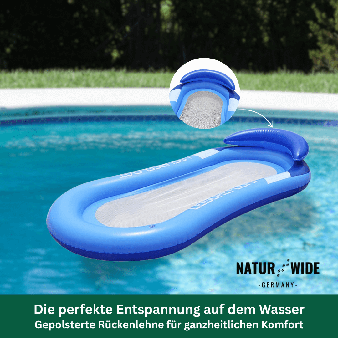 Aufblasbare Wasserhängematte für Pool & See – Ansicht 3