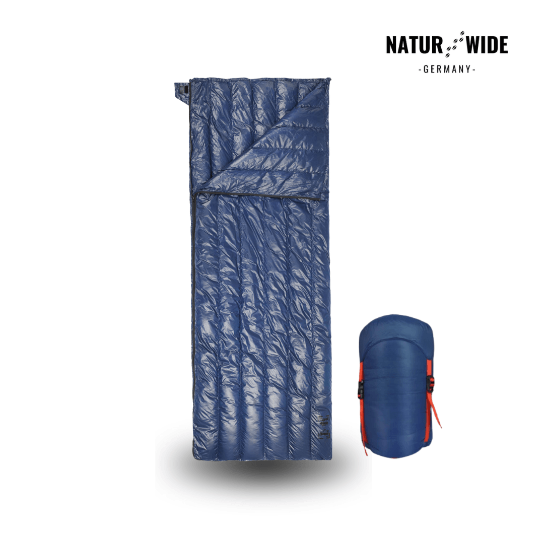 Daunenschlafsack 90 % Gänsedaunen, 725 g – Ansicht 2