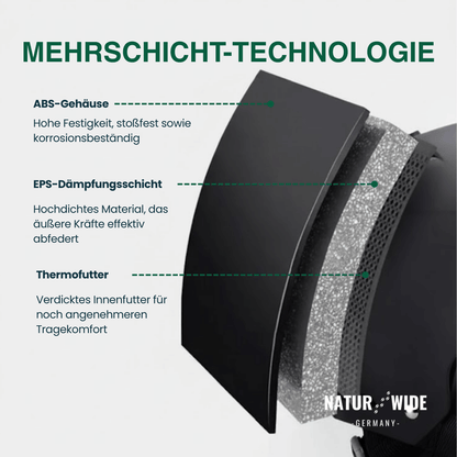 Skihelm mit integriertem Visier, Anti-Beschlag – Ansicht 2