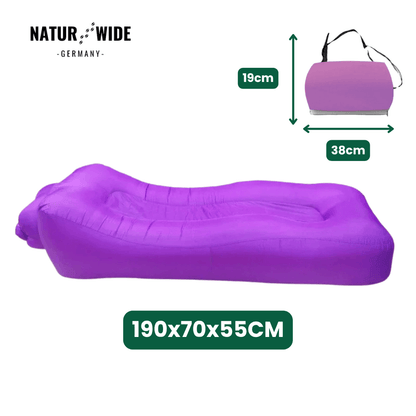 Aufblasbares Sofa-Luftbett ohne Pumpe, 200 kg – Ansicht 14