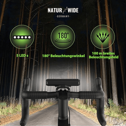 LumiMax Pro Fahrradlicht, 2600 Lumen, Powerbank – Ansicht 2