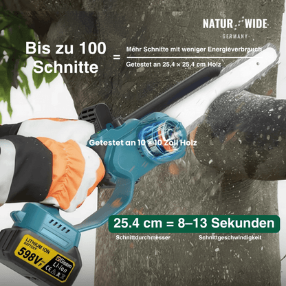 Akku-Hochentaster 4-in-1 mit Astschere, 2,4 m – Ansicht 16