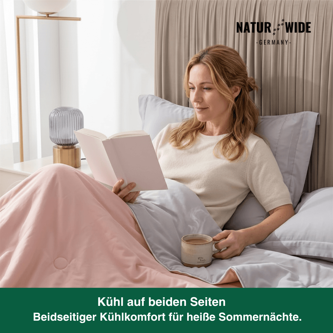 Kühlende Sommerdecke aus Ice Silk, doppelseitig – Ansicht 6