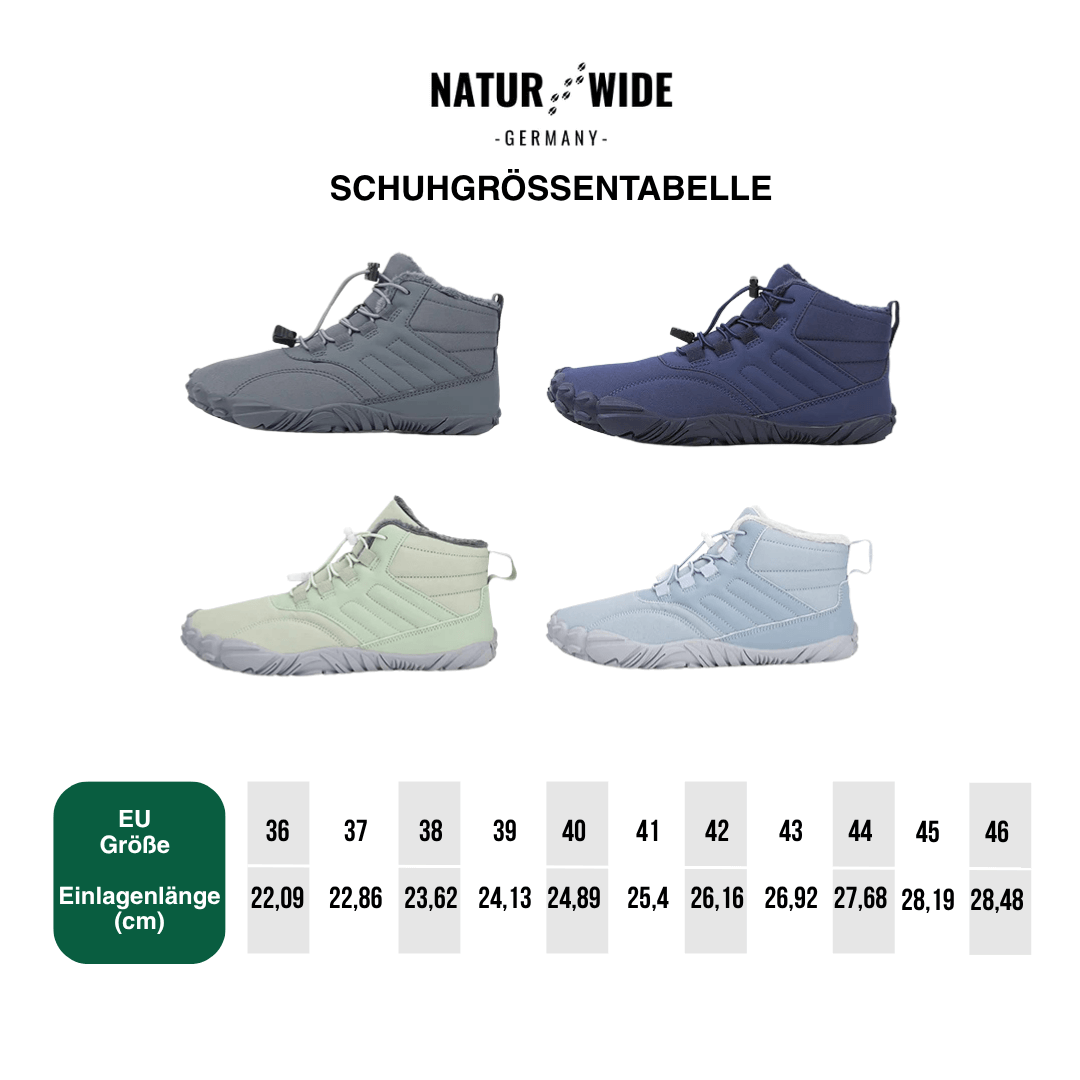 Barfuß-Winterschuhe gefüttert, Damen & Herren – Ansicht 2
