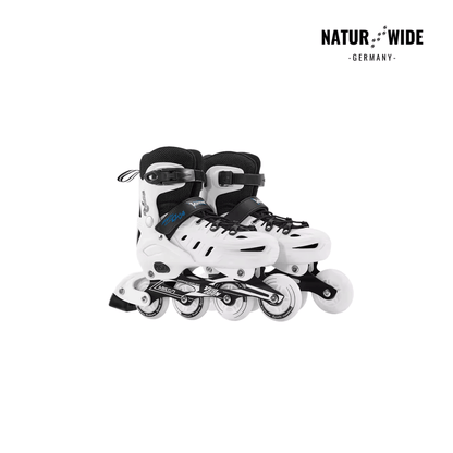 Größenverstellbare Inline Skates mit LED-Rollen – Ansicht 3
