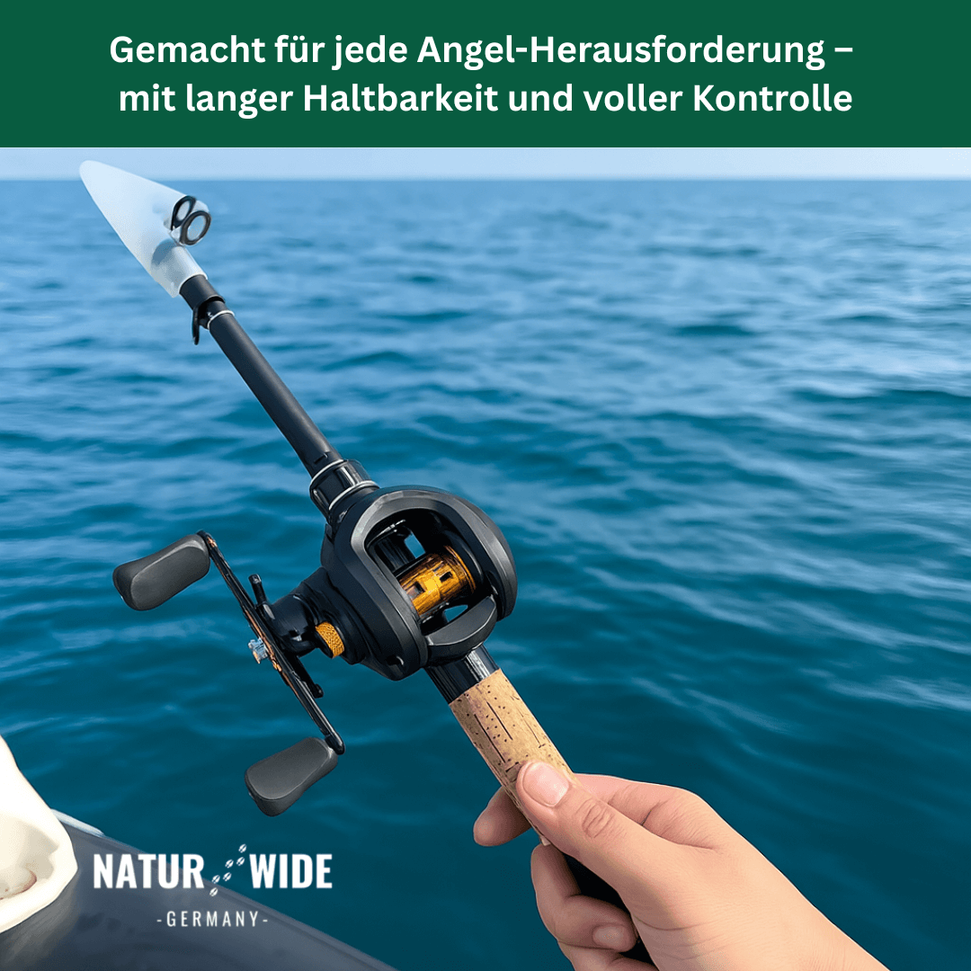 Teleskop-Angelrute aus Carbon, 1,5–2,4 m – Ansicht 4