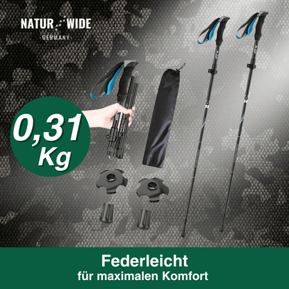 TrekMaster Wanderstöcke, Alu, verstellbar – Ansicht 12