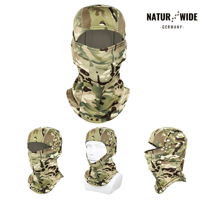 Fleece-Sturmhaube winddicht, auch unter Helm – Ansicht 9