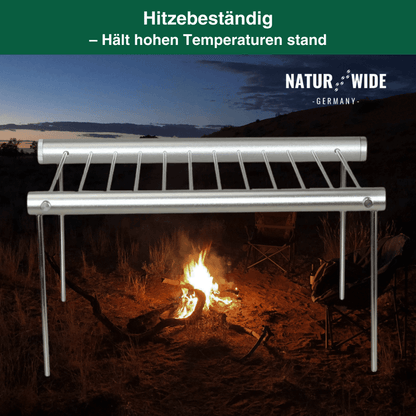 Mini-Grillrost aus Edelstahl fürs Lagerfeuer – Ansicht 3