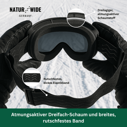 Skixpert Pro Skibrille, UV400 & Anti-Fog – Ansicht 2