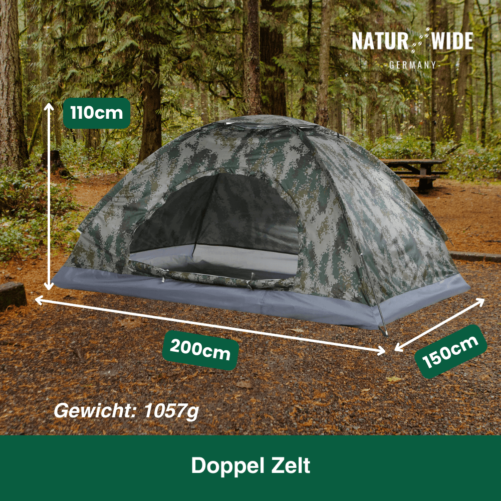 Trekkingzelt für 1–2 Personen, ab 850 g – Ansicht 6