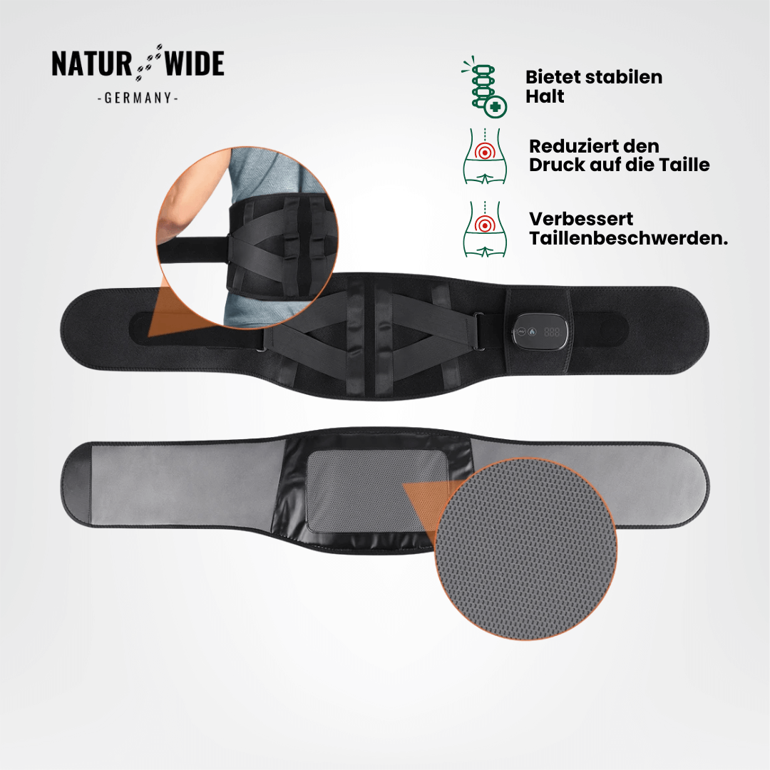 Massagegürtel mit Wärme, Vibration und Rotlicht – Ansicht 8
