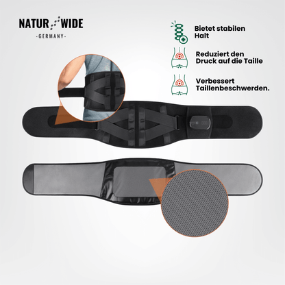 Massagegürtel mit Wärme, Vibration und Rotlicht – Ansicht 8