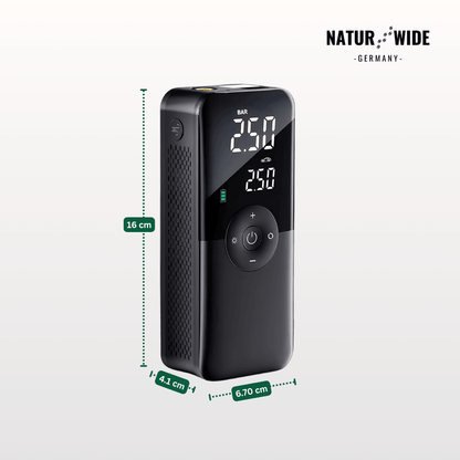 Akku-Reifenkompressor mit Display & Powerbank – Ansicht 18