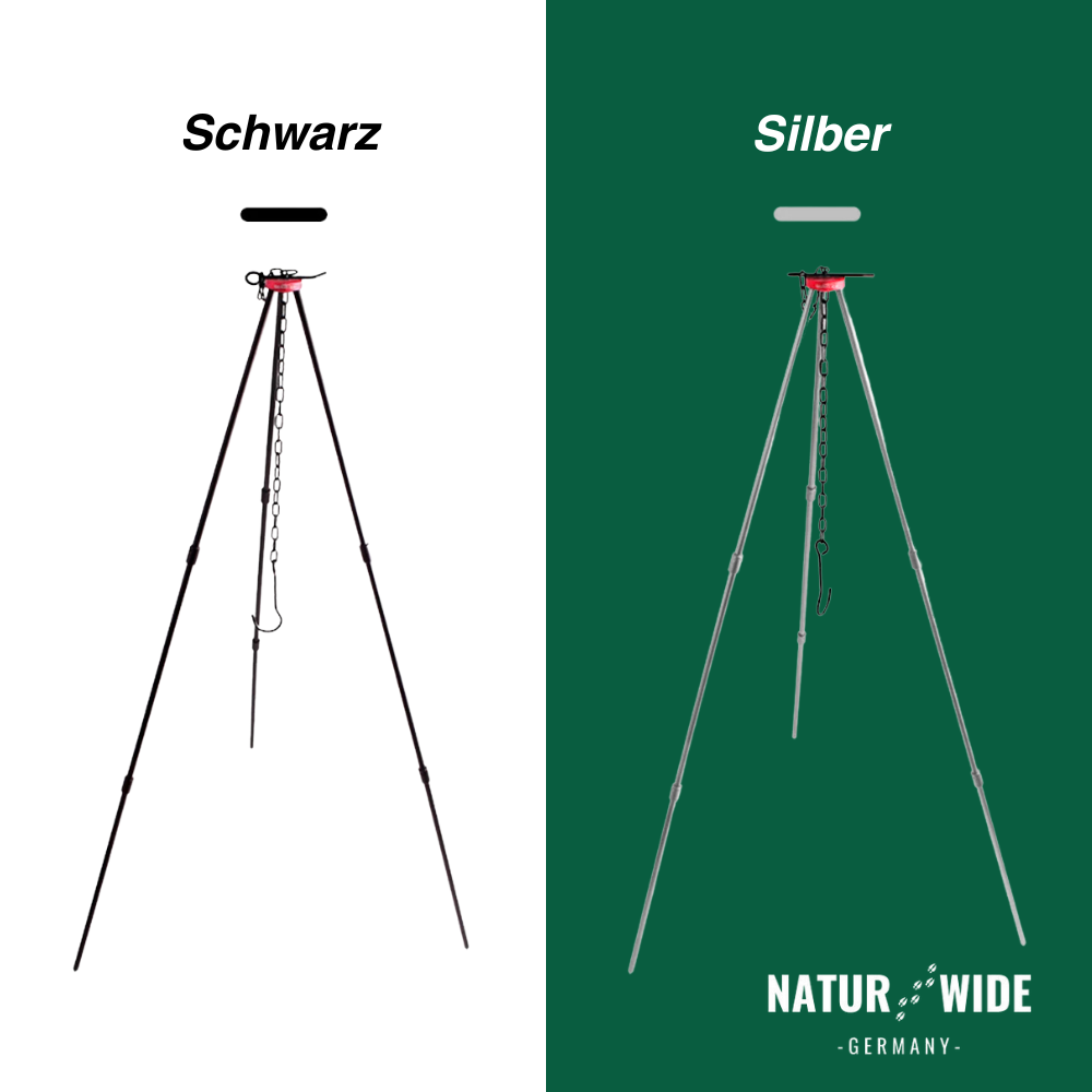 Camping-Dreibein fürs Lagerfeuer, nur 371 g – Ansicht 5